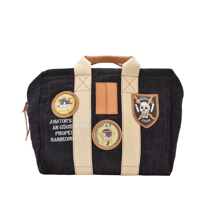 [MANIKOMIO DSGN]"38" PATCH / DENIM DENIM BLUE