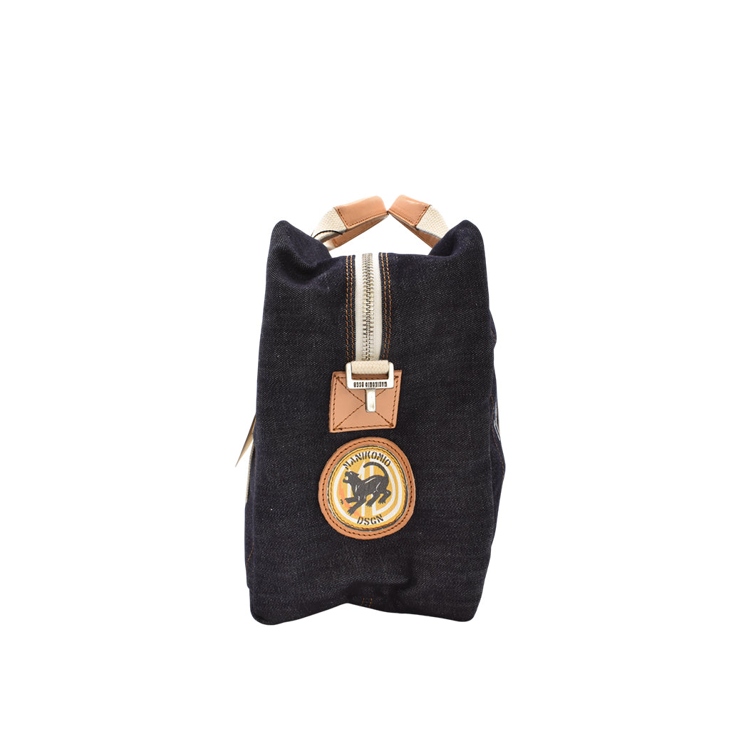[MANIKOMIO DSGN]"38" PATCH / DENIM DENIM BLUE