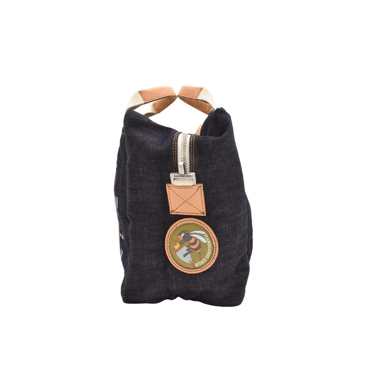 [MANIKOMIO DSGN]"38" PATCH / DENIM DENIM BLUE