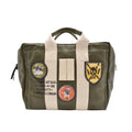 [MANIKOMIO DSGN]"38" PATCH / GENUINE LEATHER MILITARY GREEN