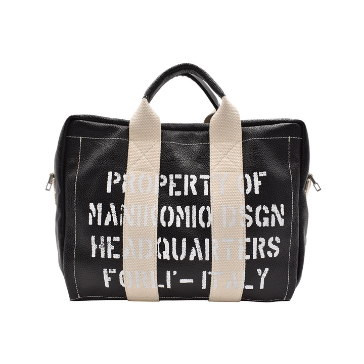 [MANIKOMIO DSGN]"38" PATCH / GENUINE LEATHER BLACK