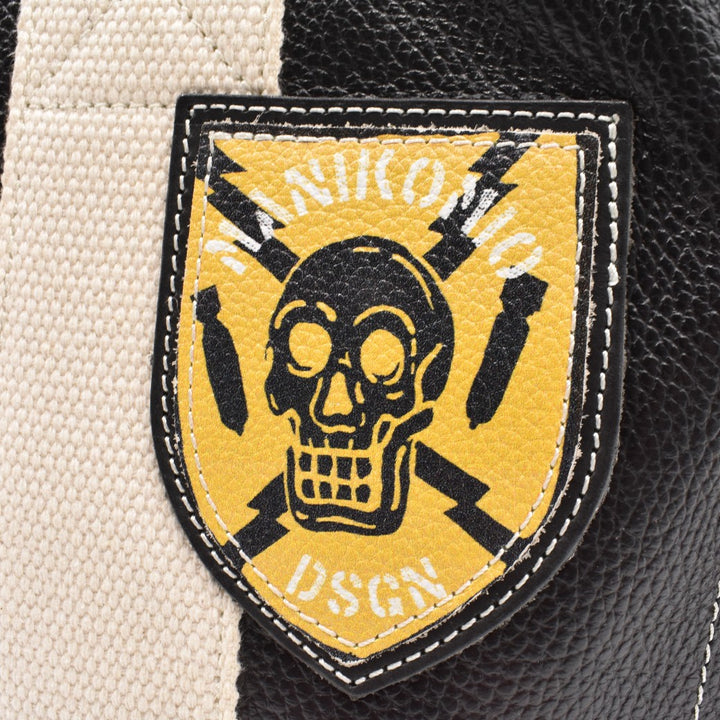 [MANIKOMIO DSGN]"38" PATCH / GENUINE LEATHER BLACK