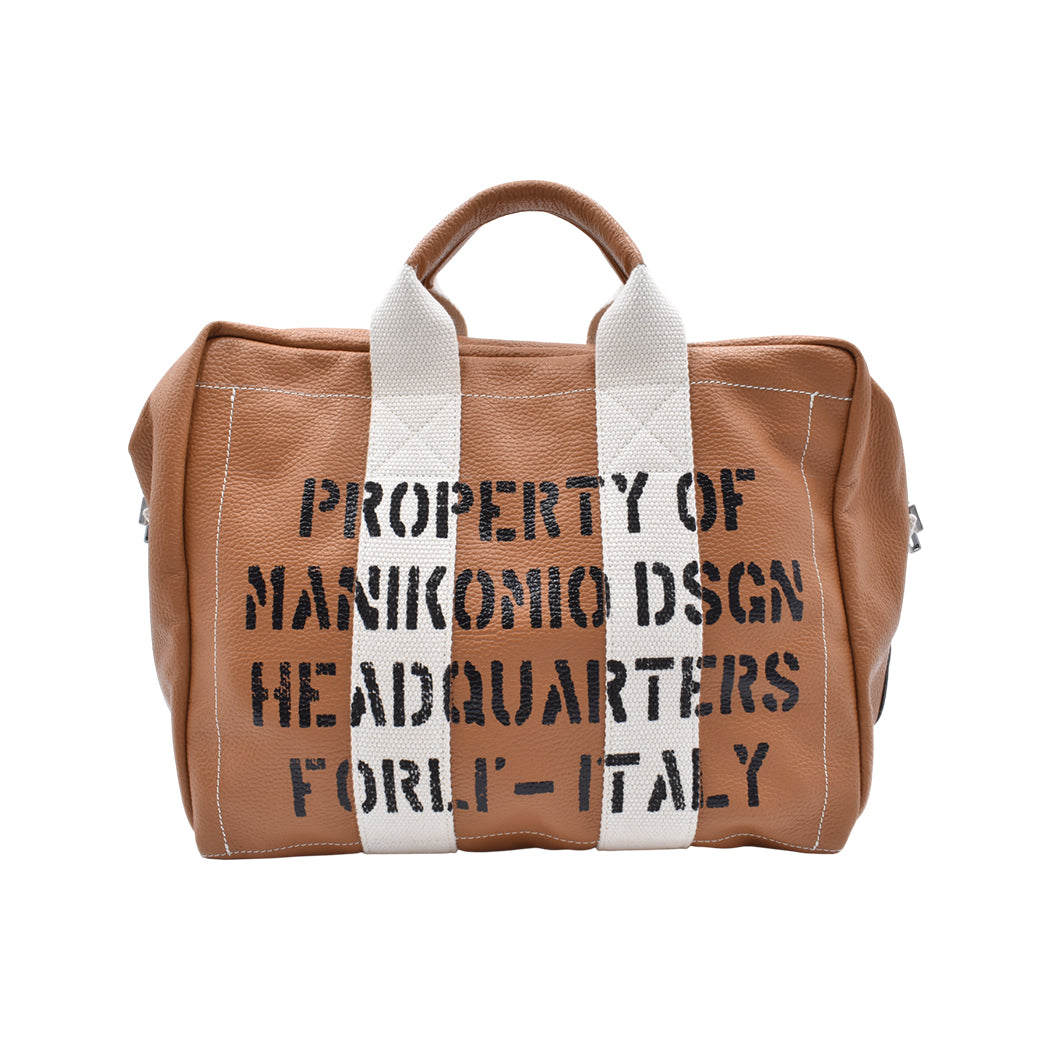 [MANIKOMIO DSGN]"38" PATCH / GENUINE LEATHER TOBACCO