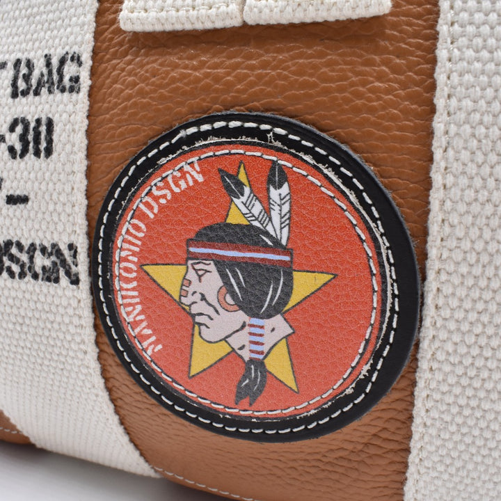 [MANIKOMIO DSGN]"38" PATCH / GENUINE LEATHER TOBACCO