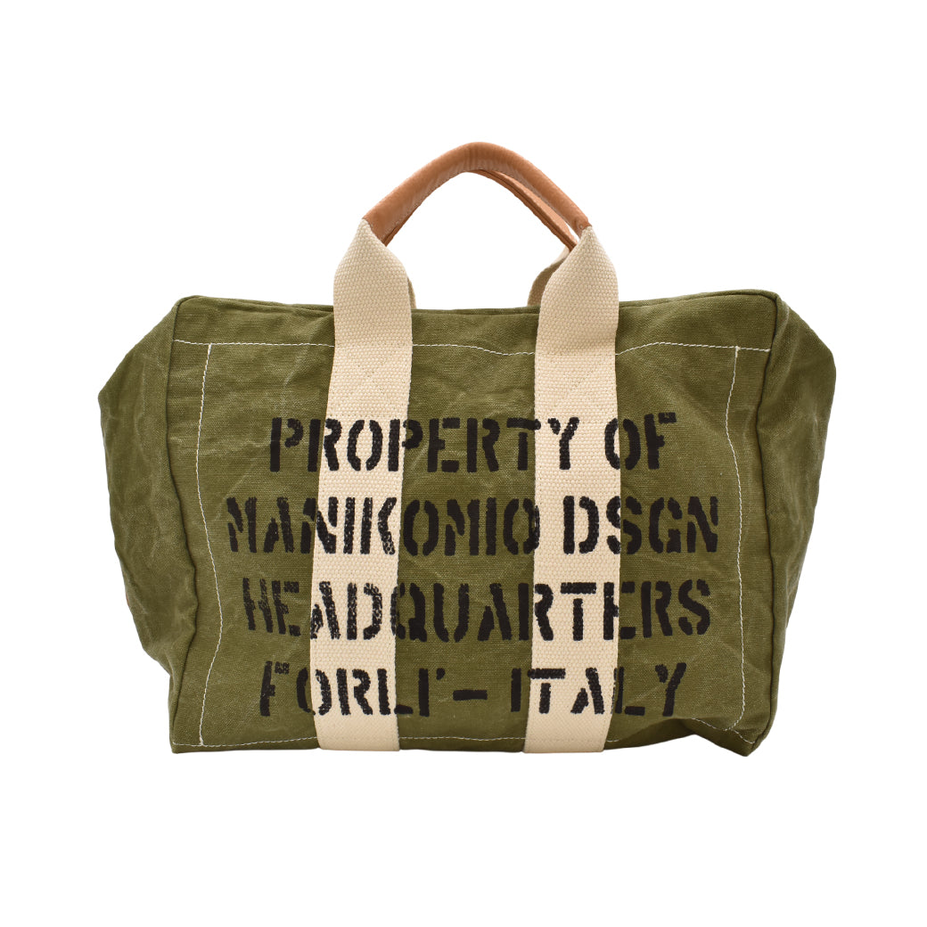 【MANIKOMIO DSGN】 "38" PATCH / HERITAGE OLONA COTTON  ARMY