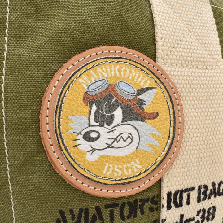 【MANIKOMIO DSGN】 "38" PATCH / HERITAGE OLONA COTTON  ARMY