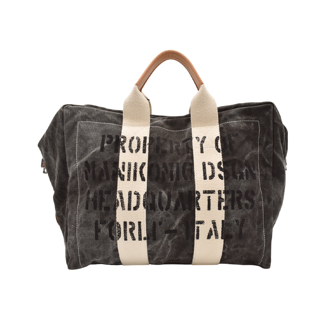 【MANIKOMIO DSGN】 "38" PATCH / HERITAGE OLONA COTTON  BLACK