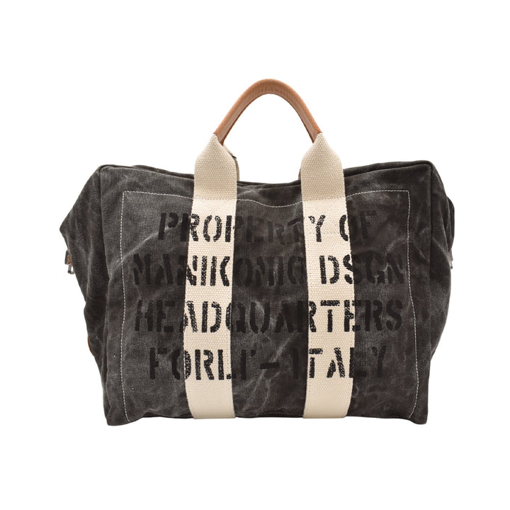 【MANIKOMIO DSGN】 "38" PATCH / HERITAGE OLONA COTTON  BLACK