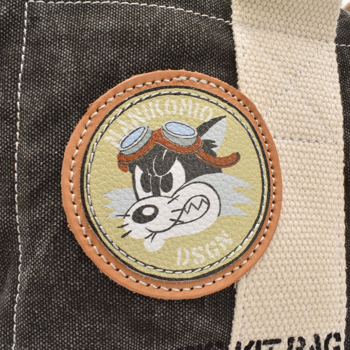 【MANIKOMIO DSGN】 "38" PATCH / HERITAGE OLONA COTTON  BLACK