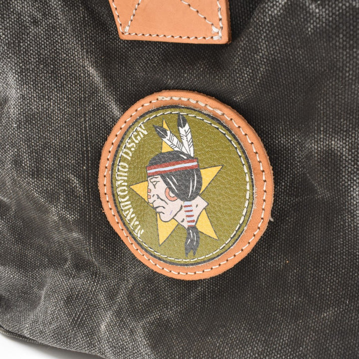 【MANIKOMIO DSGN】 "38" PATCH / HERITAGE OLONA COTTON  BLACK