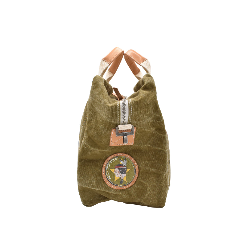 【MANIKOMIO DSGN】"38" PATCH / HERITAGE OLONA COTTON  MILITARY