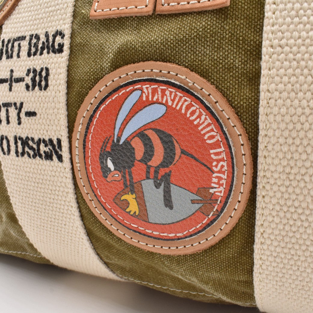 【MANIKOMIO DSGN】"38" PATCH / HERITAGE OLONA COTTON  MILITARY