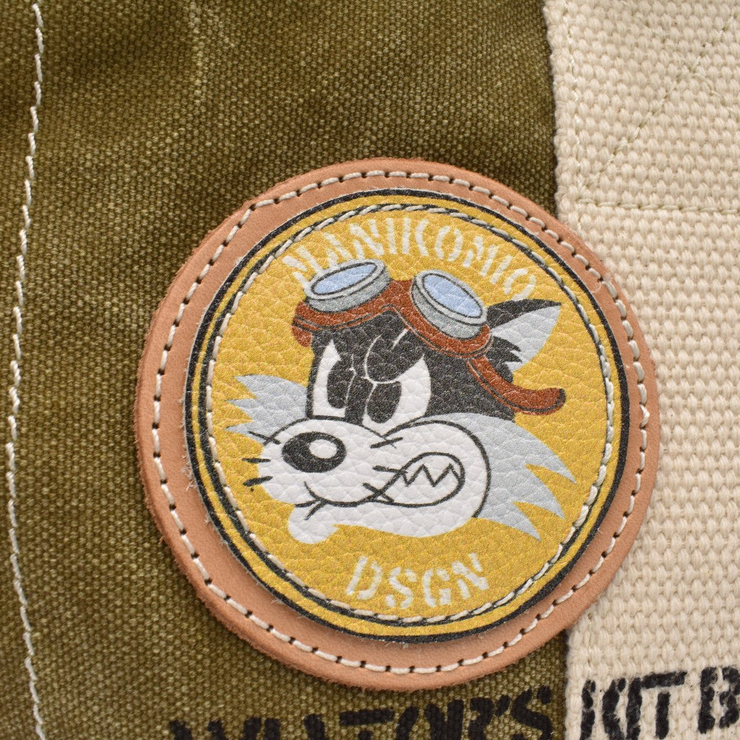 【MANIKOMIO DSGN】"38" PATCH / HERITAGE OLONA COTTON  MILITARY