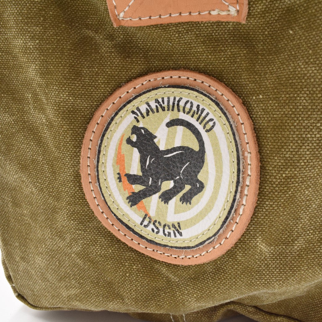 【MANIKOMIO DSGN】"38" PATCH / HERITAGE OLONA COTTON  MILITARY