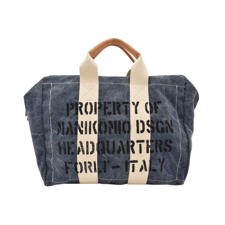 [MANIKOMIO DSGN] "38" PATCH / HERITAGE OLONA COTTON NAVY BLUE