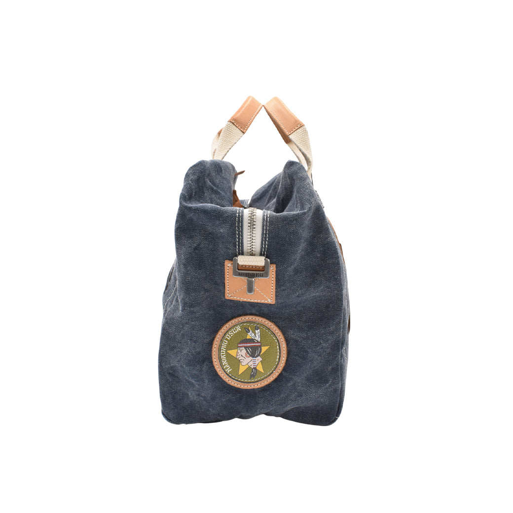 [MANIKOMIO DSGN] "38" PATCH / HERITAGE OLONA COTTON NAVY BLUE