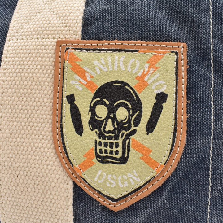 [MANIKOMIO DSGN] "38" PATCH / HERITAGE OLONA COTTON NAVY BLUE