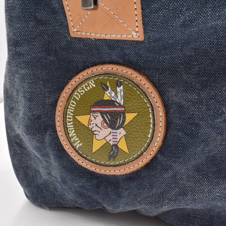 [MANIKOMIO DSGN] "38" PATCH / HERITAGE OLONA COTTON NAVY BLUE