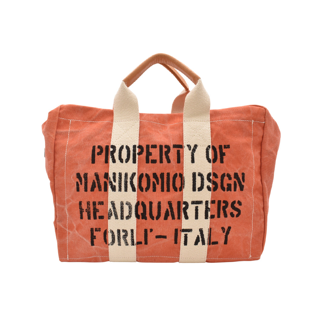 [MANIKOMIO DSGN] "38" PATCH / HERITAGE OLONA COTTON ORANGE