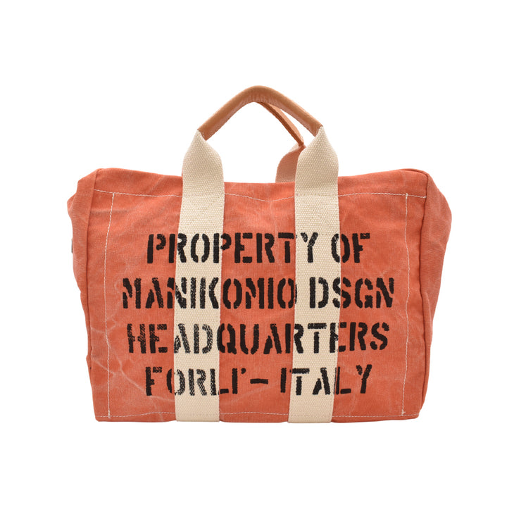 [MANIKOMIO DSGN] "38" PATCH / HERITAGE OLONA COTTON ORANGE