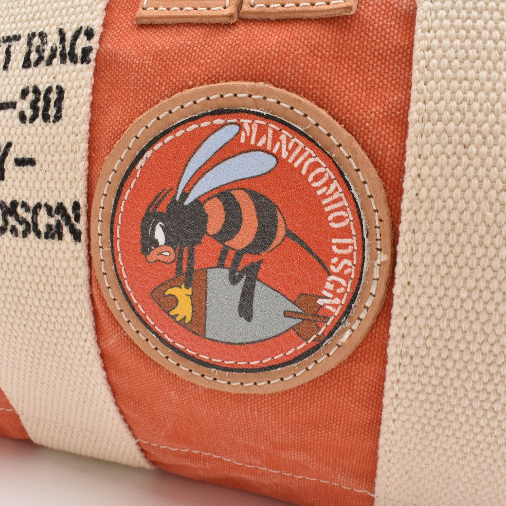 [MANIKOMIO DSGN] "38" PATCH / HERITAGE OLONA COTTON ORANGE