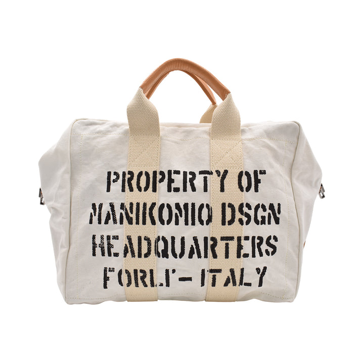 【MANIKOMIO DSGN】 "38" PATCH / HERITAGE OLONA COTTON  OFF WHITE