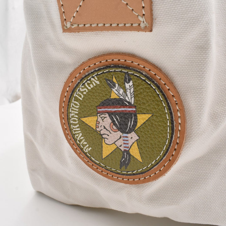【MANIKOMIO DSGN】 "38" PATCH / HERITAGE OLONA COTTON  OFF WHITE