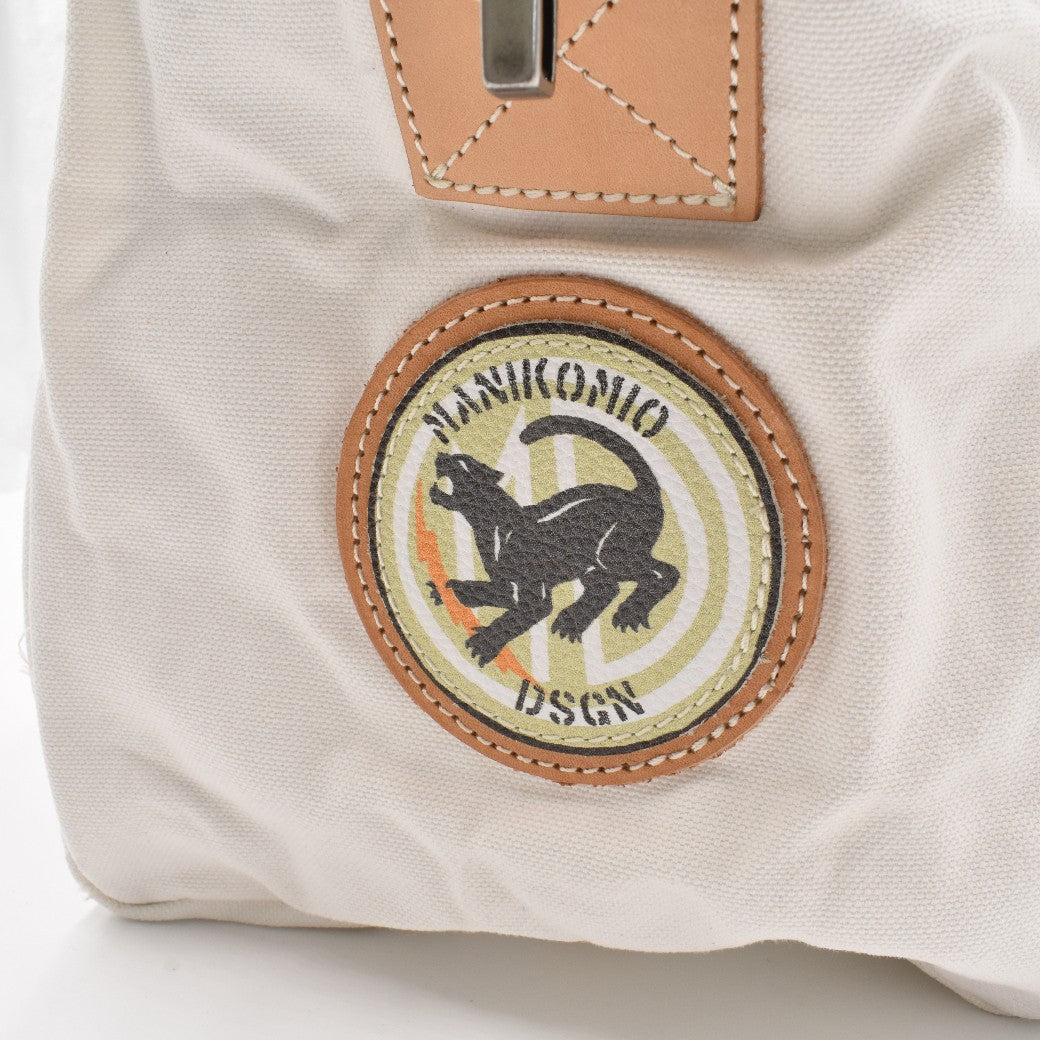 【MANIKOMIO DSGN】 "38" PATCH / HERITAGE OLONA COTTON  OFF WHITE