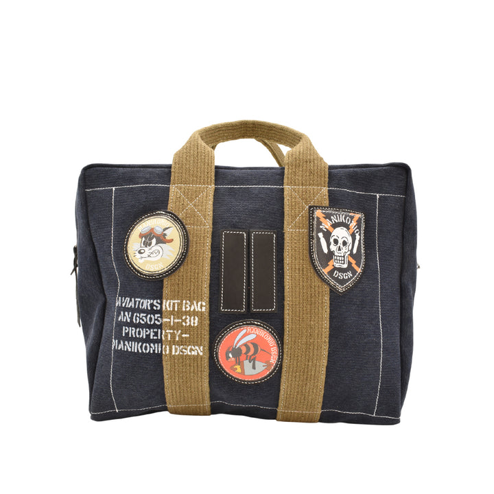[MANIKOMIO DSGN] "38" PATCH / NEW TENT CAMP NAVY