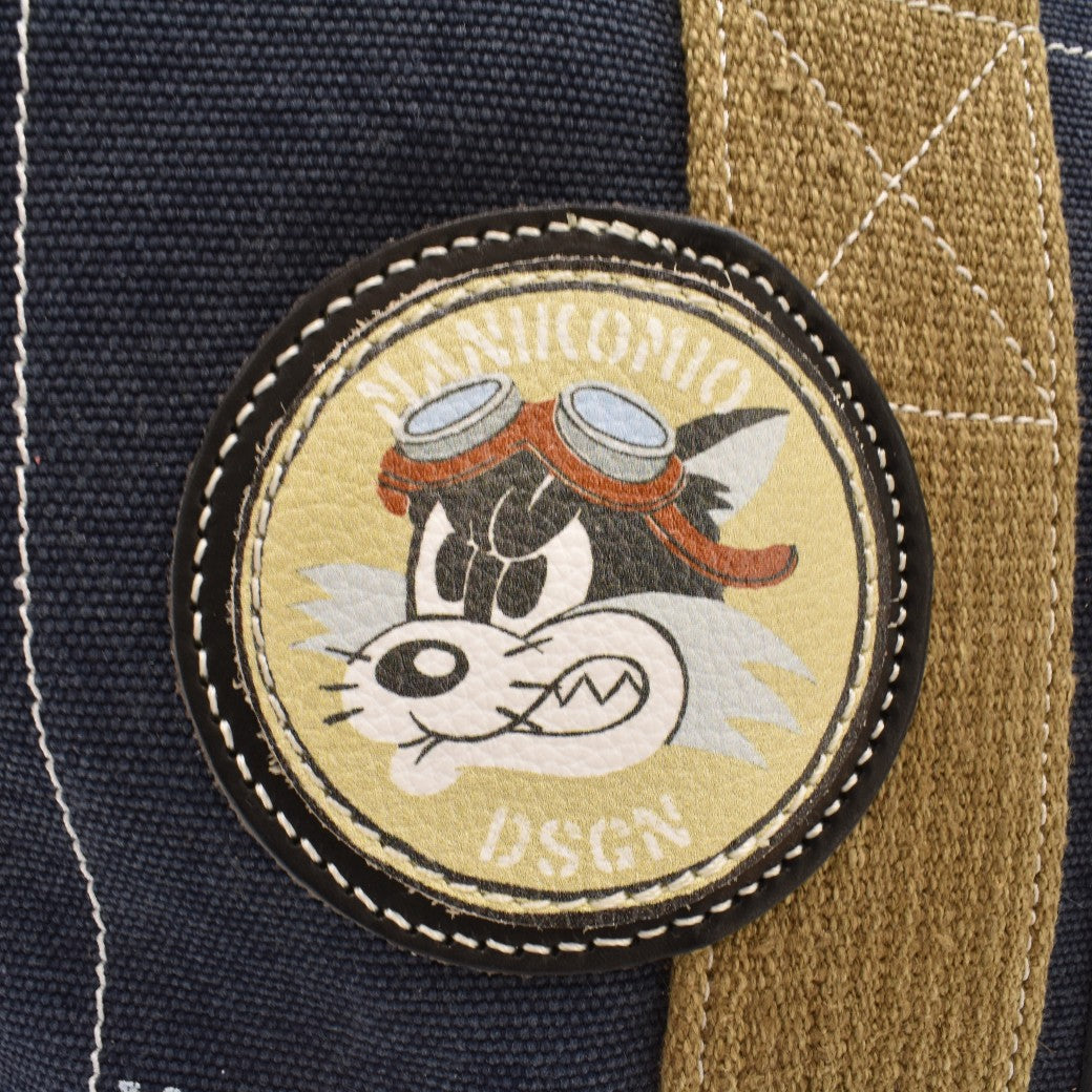[MANIKOMIO DSGN] "38" PATCH / NEW TENT CAMP NAVY