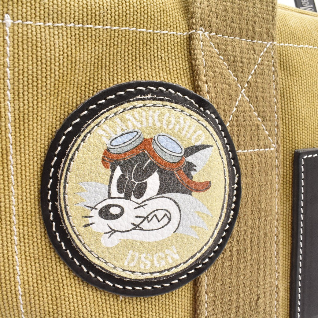 【MANIKOMIO DSGN】"38" PATCH / NEW TENT CAMP  SAND
