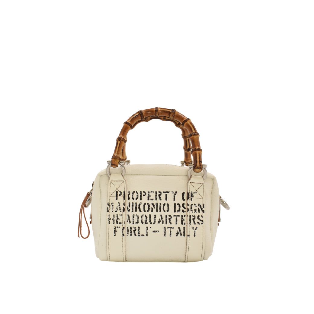 [MANIKOMIO DSGN] BB / BAMBOO LEATHER WHITE