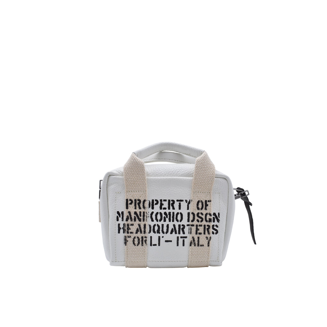 [MANIKOMIO DSGN]BB/ GENUINE LEATHER ALL WHITE