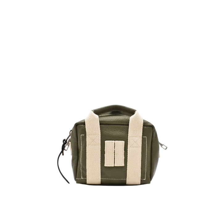 [MANIKOMIO DSGN]BB/ GENUINE LEATHER MILITARY GREEN