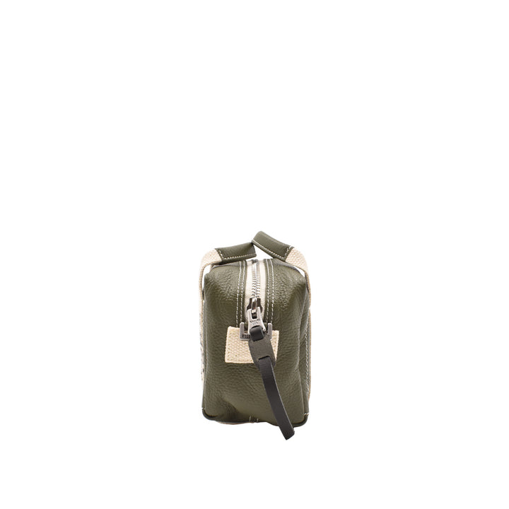 [MANIKOMIO DSGN]BB/ GENUINE LEATHER MILITARY GREEN