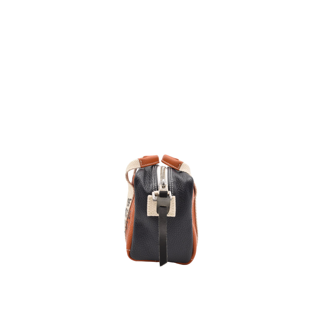 [MANIKOMIO DSGN]BB/ GENUINE LEATHER ORANGE/NAVY
