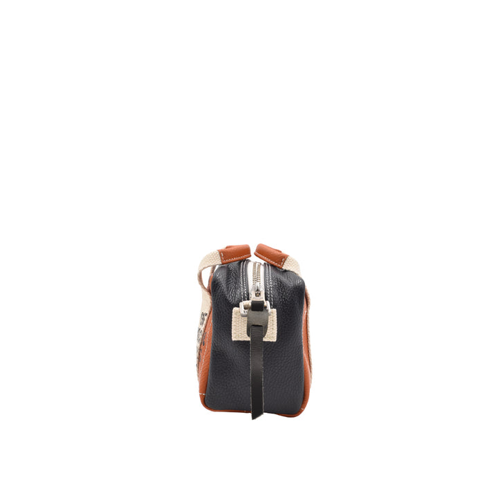 [MANIKOMIO DSGN]BB/ GENUINE LEATHER ORANGE/NAVY