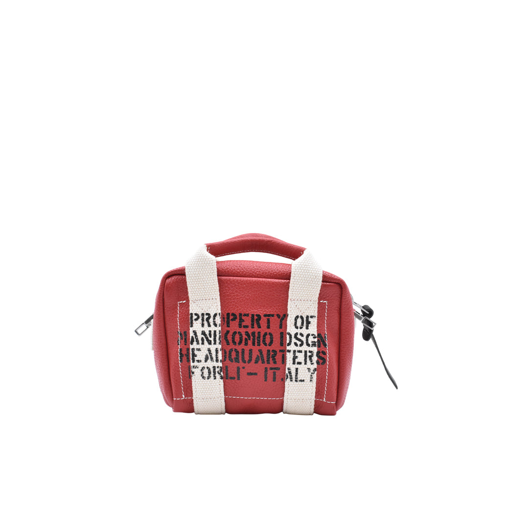 [MANIKOMIO DSGN]BB/ GENUINE LEATHER RED