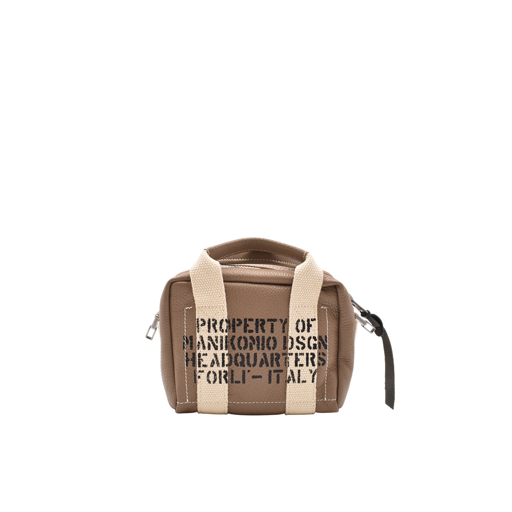 [MANIKOMIO DSGN]BB/ GENUINE LEATHER TAUPE