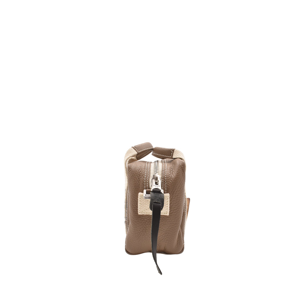 [MANIKOMIO DSGN]BB/ GENUINE LEATHER TAUPE