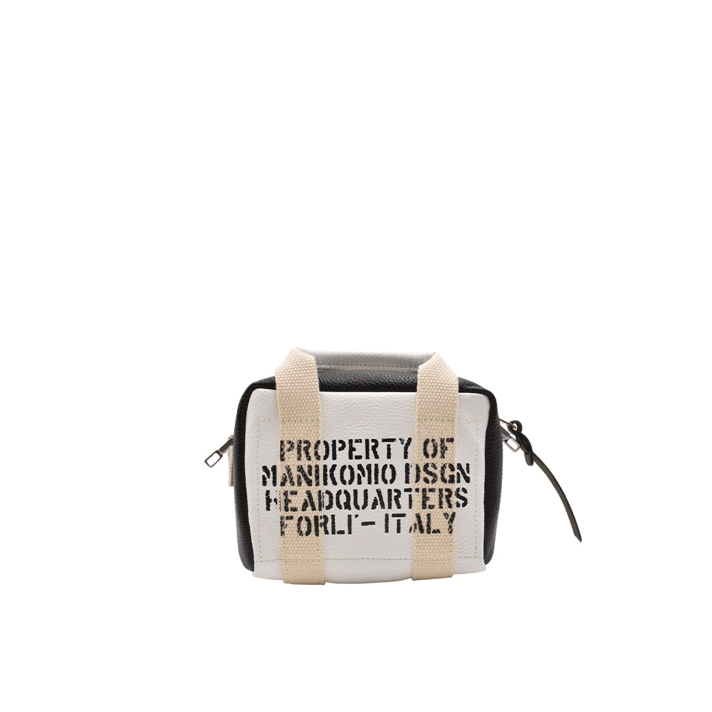 [MANIKOMIO DSGN]BB/ GENUINE LEATHER WHITE