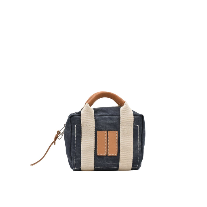 【MANIKOMIO DSGN】BB / HERITAGE OLONA COTTON  NAVY BLUE