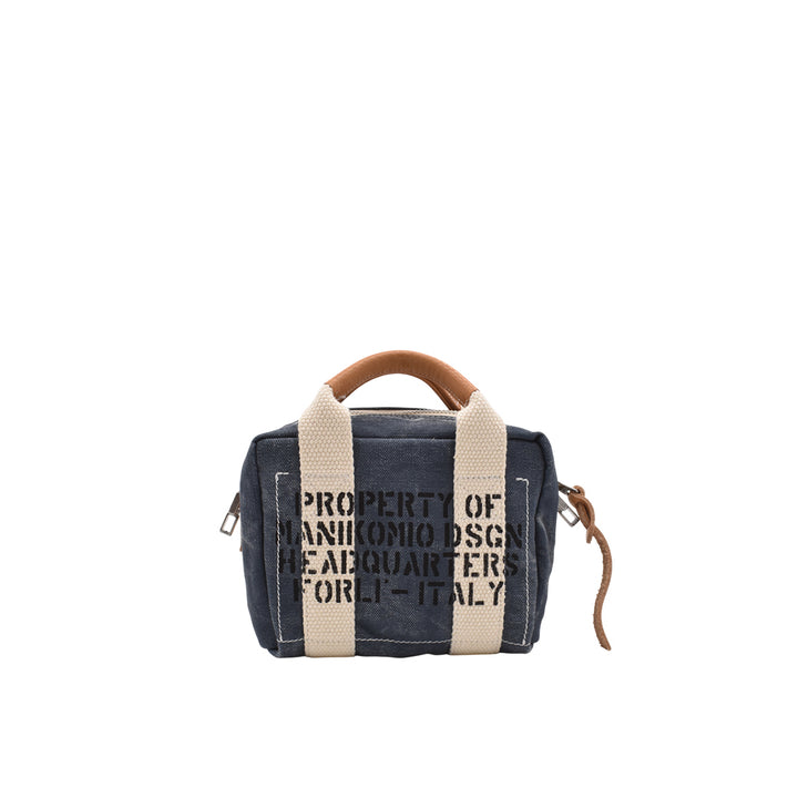 【MANIKOMIO DSGN】BB / HERITAGE OLONA COTTON  NAVY BLUE