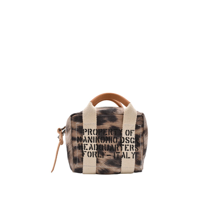 [MANIKOMIO DSGN] BB / HERITAGE OLONA COTTON SAND LEOPARD