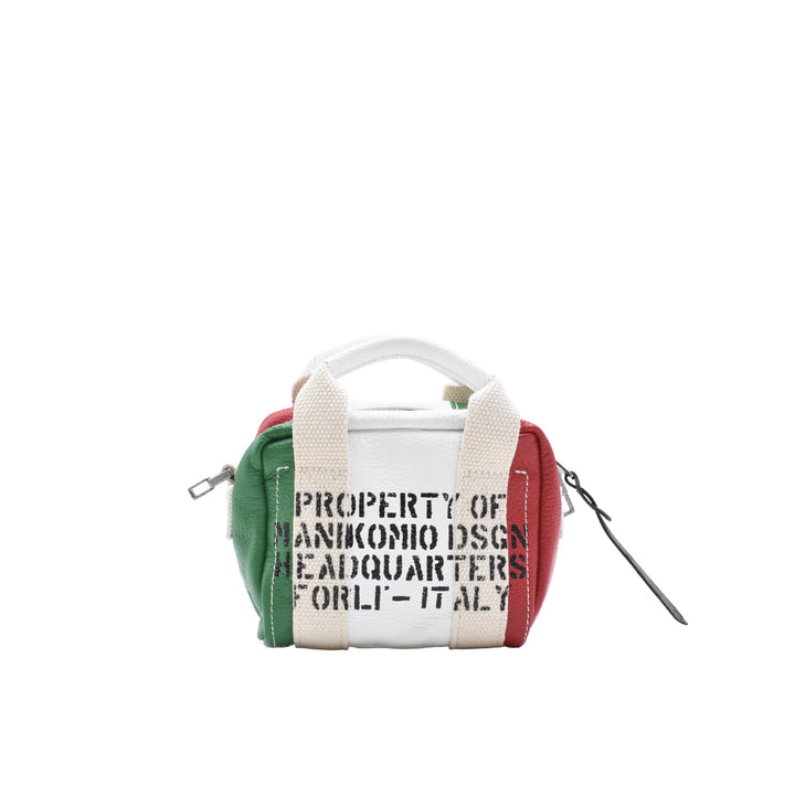 [MANIKOMIO DSGN]BB / ITALIAN FLAG LEATHER