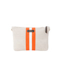 【MANIKOMIO DSGN】BIG POCHETTE / COTTON STRIPE ORANGE
