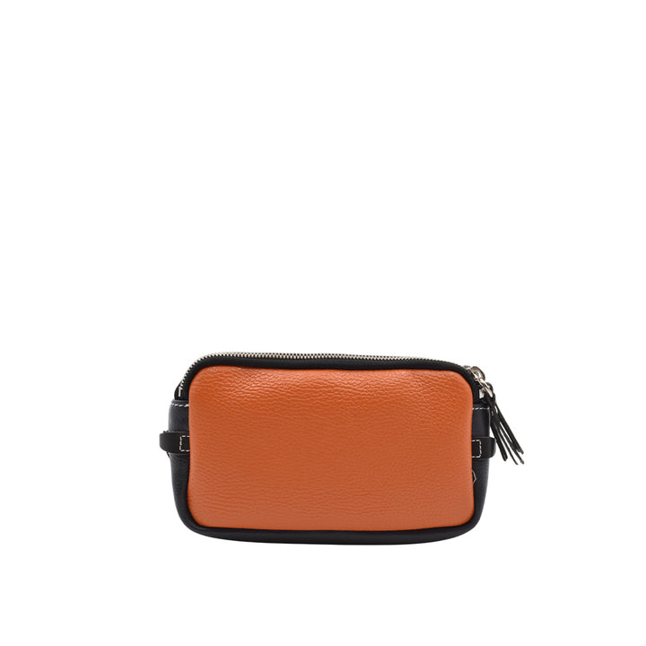 [MANIKOMIO DSGN] BORBELLO / GENUINE LEATHER ORANGE/NAVY