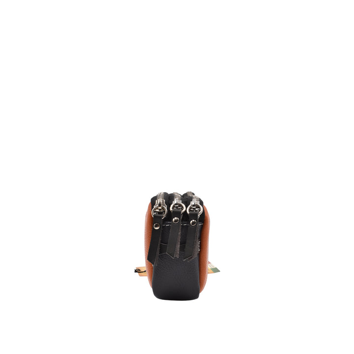 [MANIKOMIO DSGN] BORBELLO / GENUINE LEATHER ORANGE/NAVY