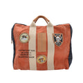 【MANIKOMIO DSGN】  ICON PATCH / HERITAGE OLONA COTTON  ORANGE/NAVY