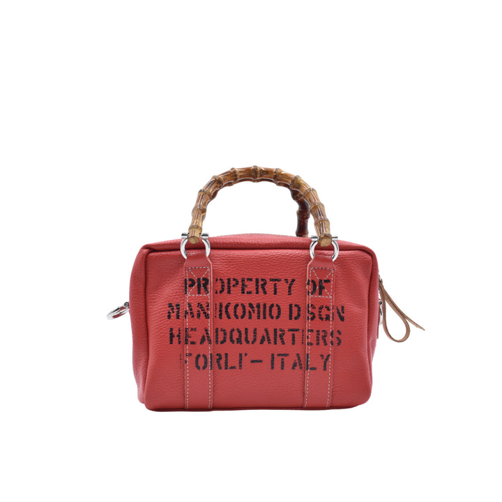 【MANIKOMIO DSGN】MARTY / BAMBOO LEATHER RED